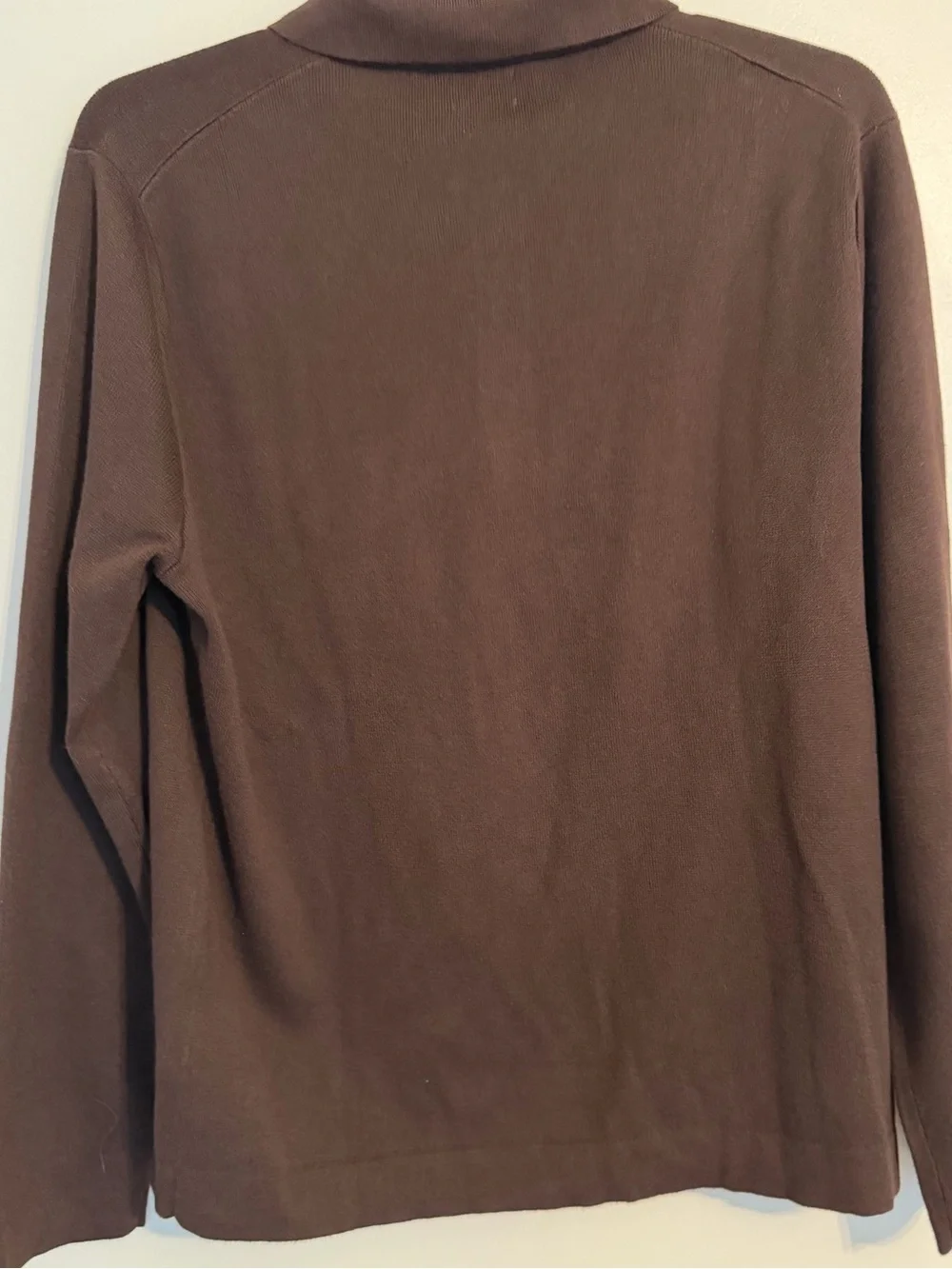 J.Crew Brown Cotton Knit Button Cardigan Sweater Men’s Medium Quiet Luxury